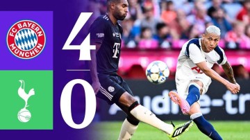 热刺0-4完败拜仁 进攻毫无组织 弗兰克的球队还没准备好踢欧冠啊