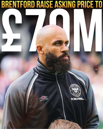 曝姆贝莫已提价至7000万！曼联太慢阻碍签替代者，布伦特福德加价